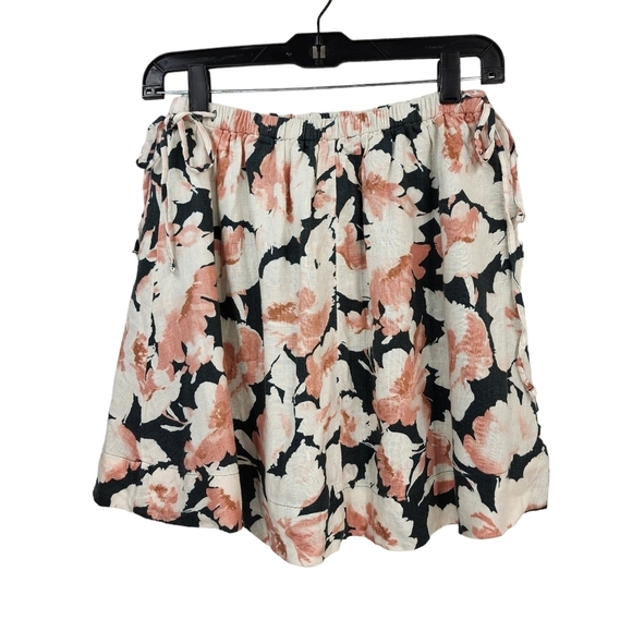 Abercrombie & Fitch Women's Linen-Blend Floral Mini Skirt - S - Picture 5 of 8